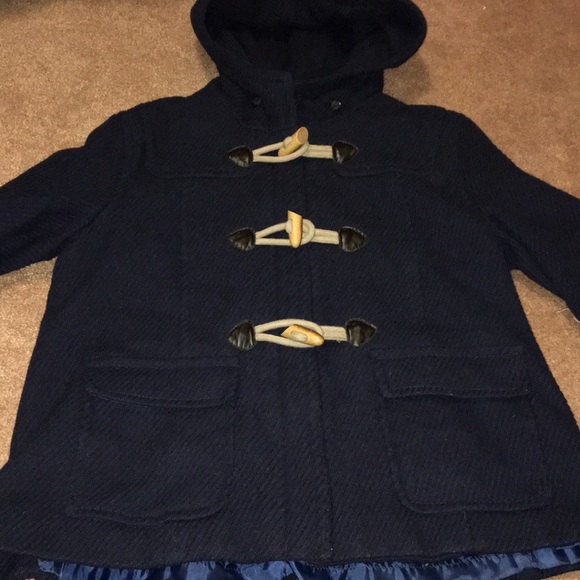 Aeropostale Womens Toggle Hooded Parka